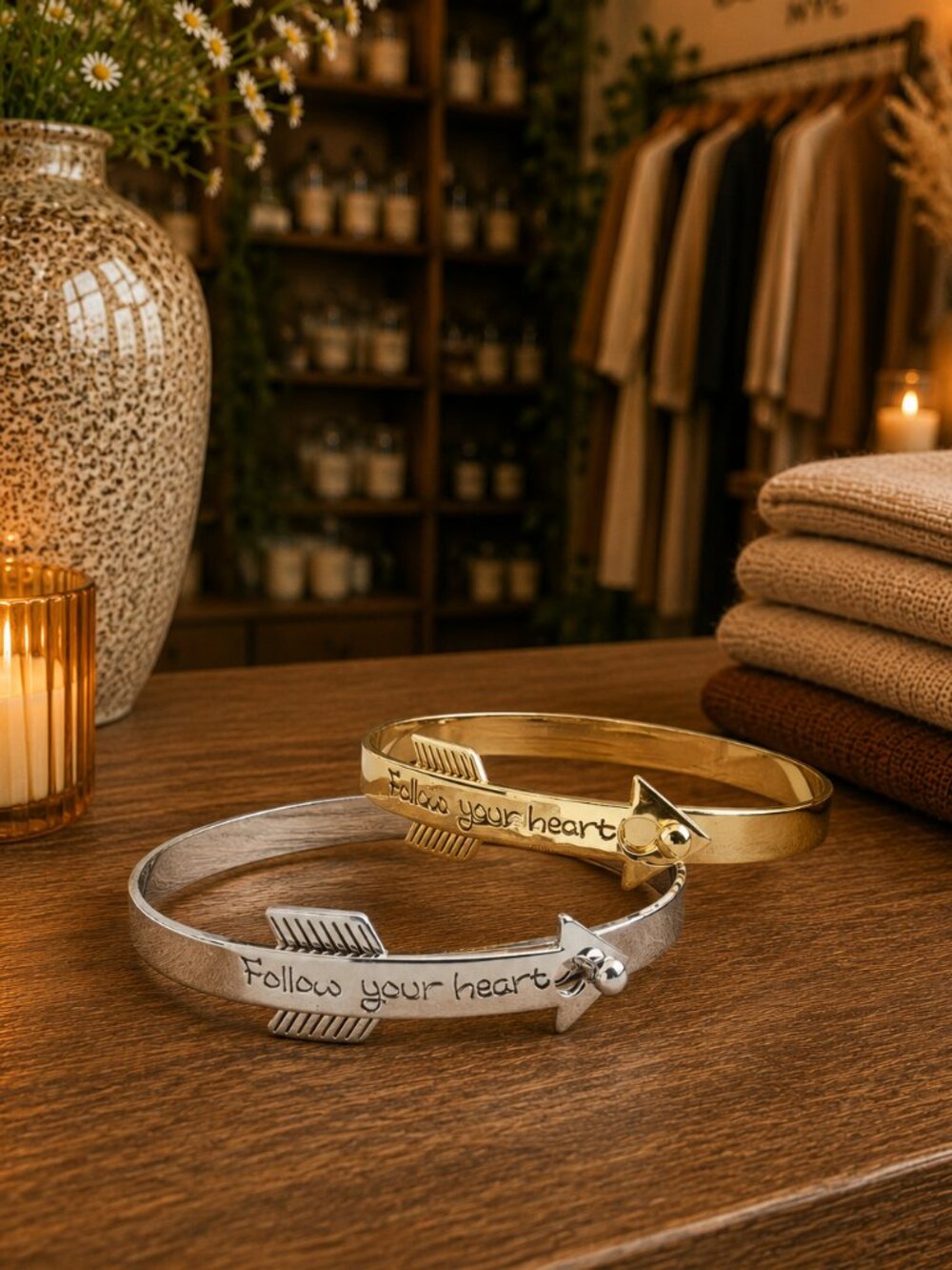 Follow Your Heart Arrow Bracelet